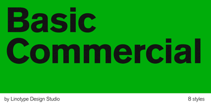 Basic Commercial Font Poster 1